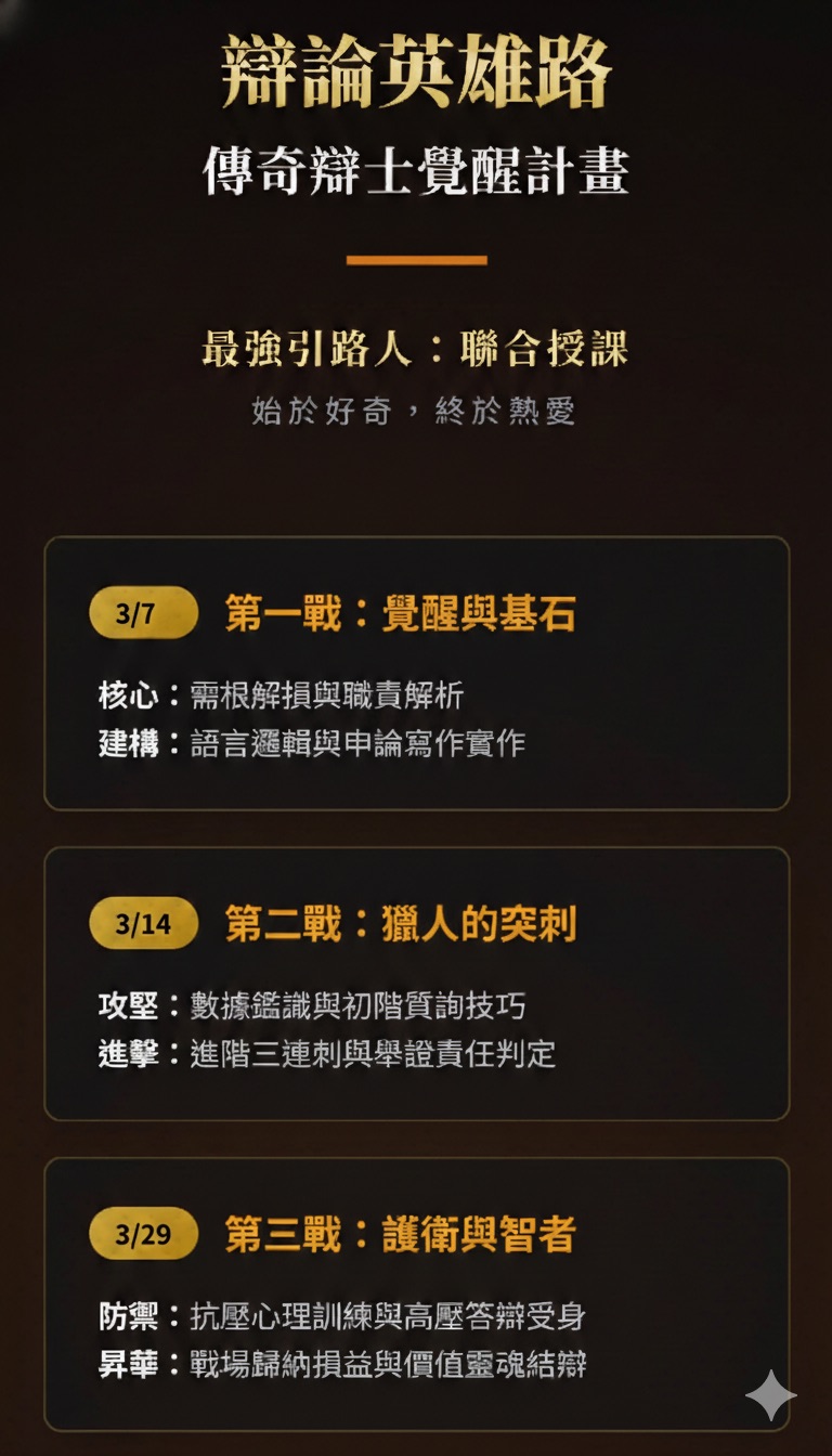 《辯論英雄－傳奇辯士覺醒計畫》